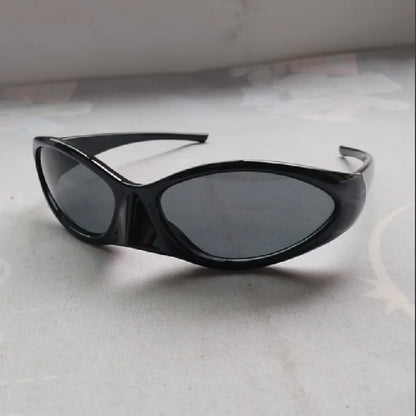 Burgundy Cat Eye Sunglasses – Reflective Punk Luxury Shades – Elegant Men's Accessory | Accessorio Uomo Elegante