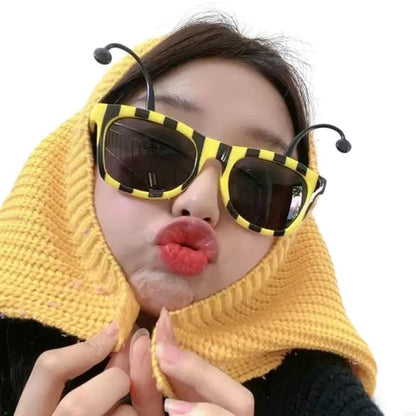 Hawaiian Funny Sunglasses – Creative Party Photo Props – Elegant Men's Accessory | Accessorio Uomo Elegante