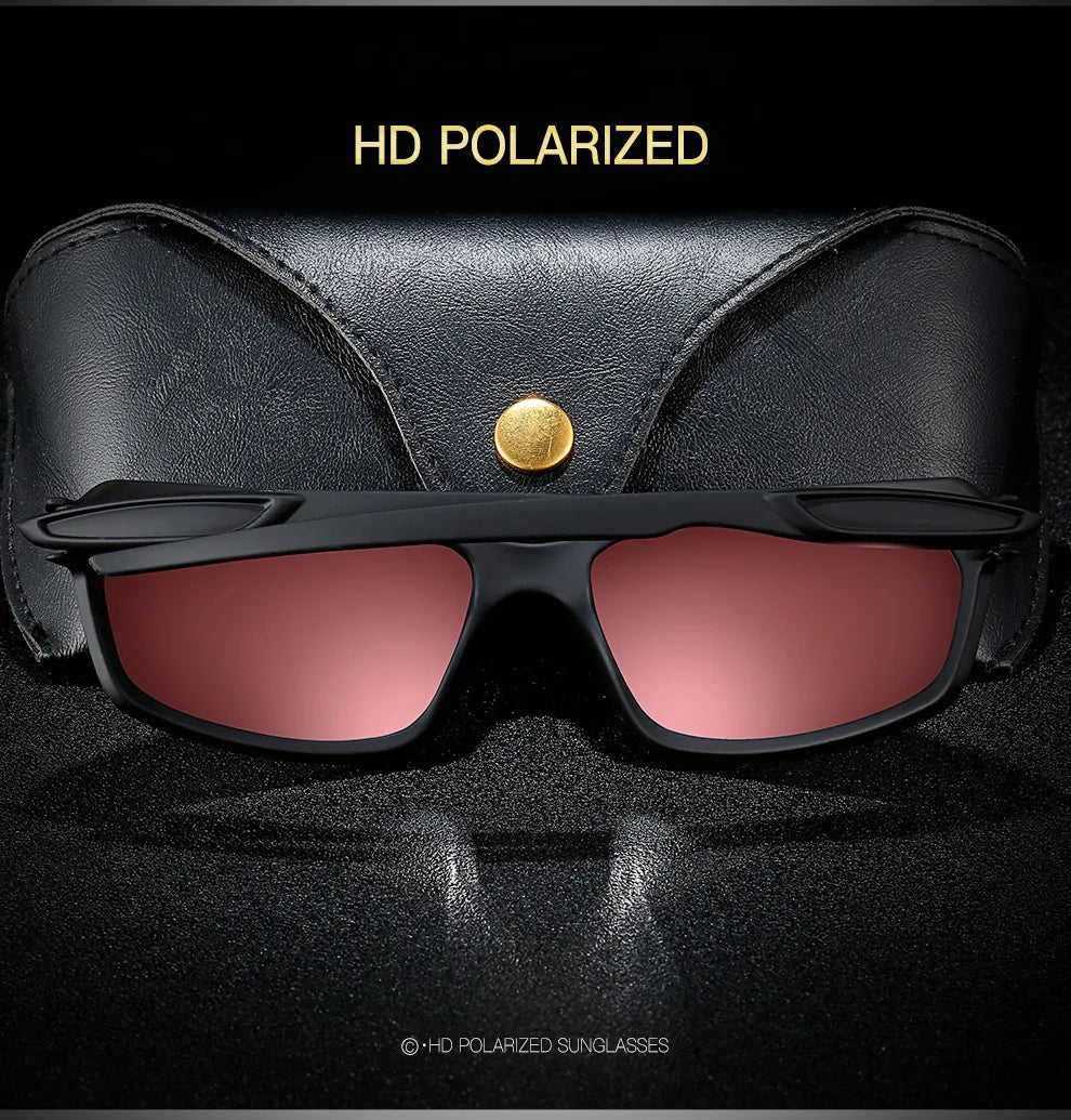 DRAVEN — Polarized Sport Sunglasses – Iridescent Windproof Design
