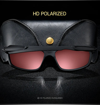 Polarized Sport Sunglasses – Iridescent Windproof Design – Elegant Men's Accessory | Accessorio Uomo Elegante
