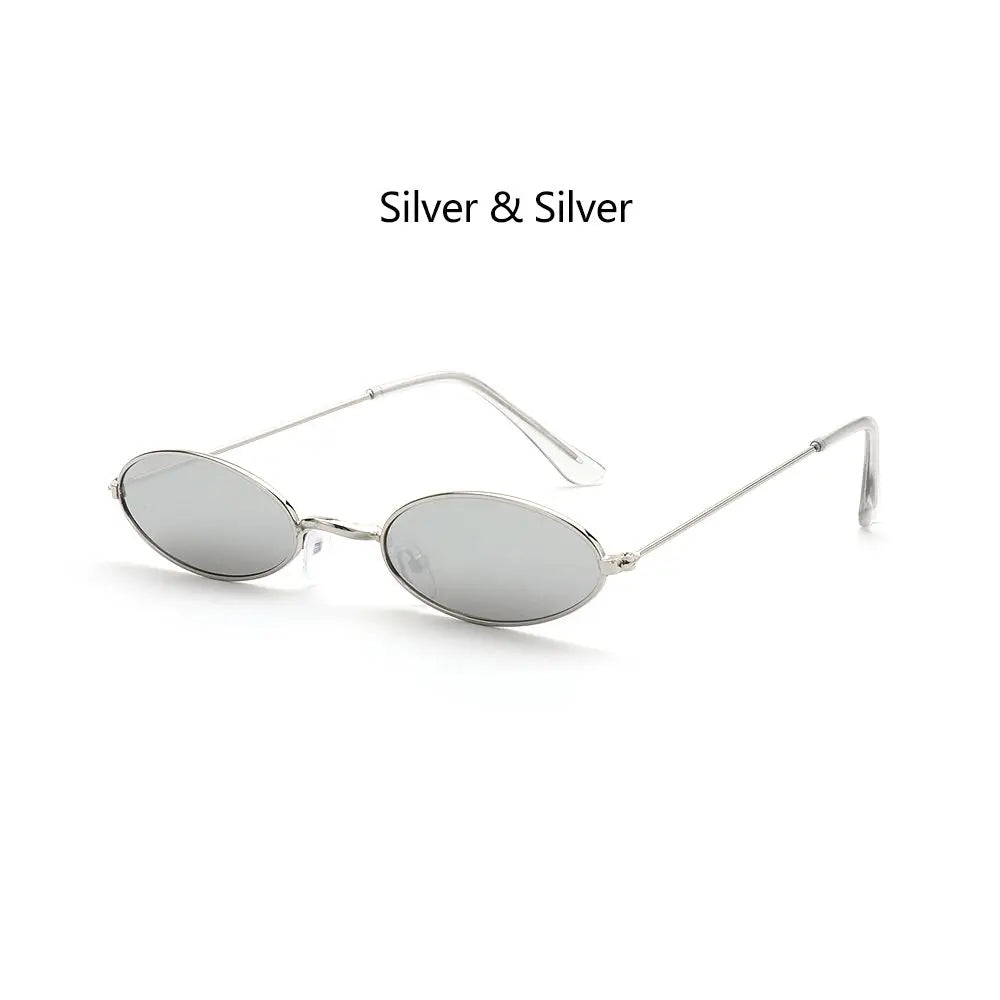 DRAVEN — Retro Small Oval Sunglasses – Vintage Design Shades