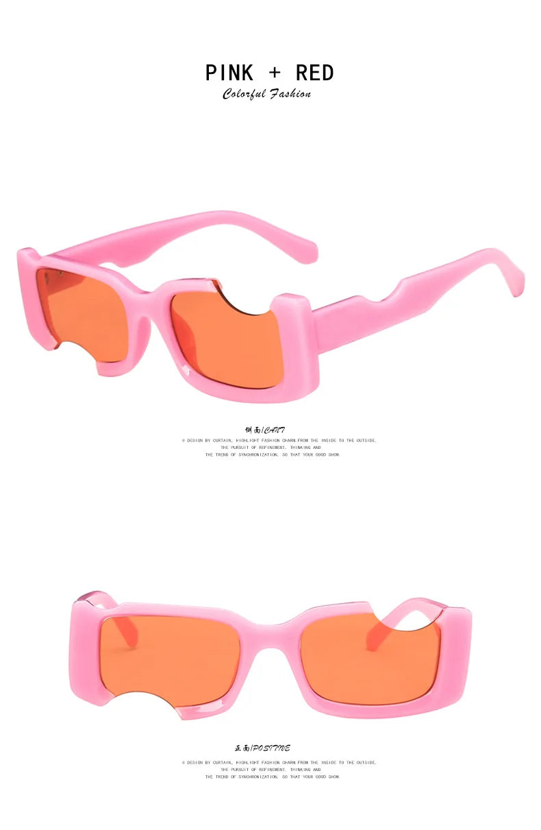 DRAVEN — Notch Square Sunglasses – Vintage UV Eyewear
