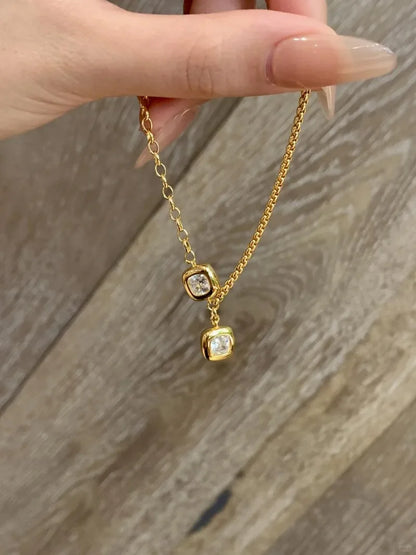 Glossy Small Square Bracelet – Elegant Men's Accessory | Accessorio Uomo Elegante