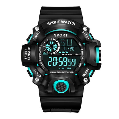 Tactical Edge – Men’s Digital Sport Watch with Luminous Display & Alarm – Elegant Men's Accessory | Accessorio Uomo Elegante