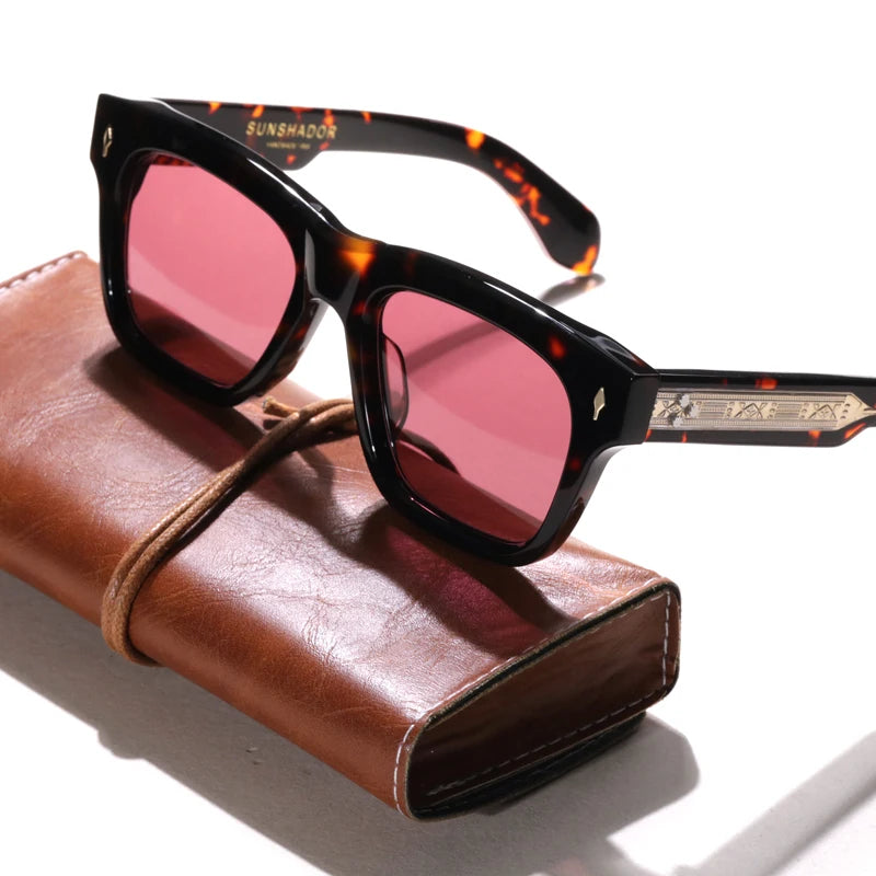 DRAVEN — Handmade Square Sunglasses – Luxury Acetate Design