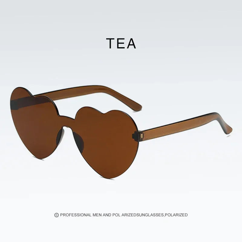 DRAVEN — Red Heart Sunglasses – Designer Retro Cat Eye Y2K Shades