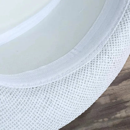 Classic White Straw Fedora Hat – 2025 Summer Trend Fashion for Men – Elegant Men's Accessory | Accessorio Uomo Elegante