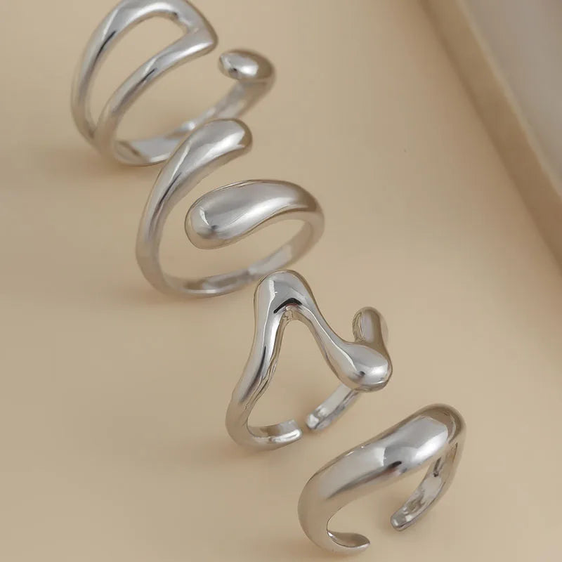 DRAVEN — Irregular Geometric Punk Ring