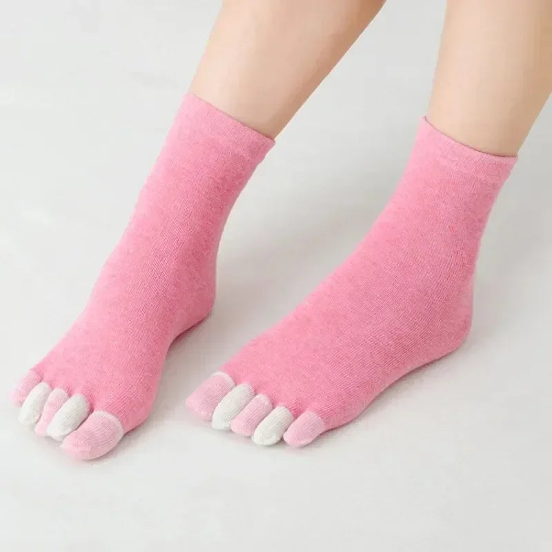 DRAVEN — Five Toe Cotton Socks – Women’s Kawaii Casual Style