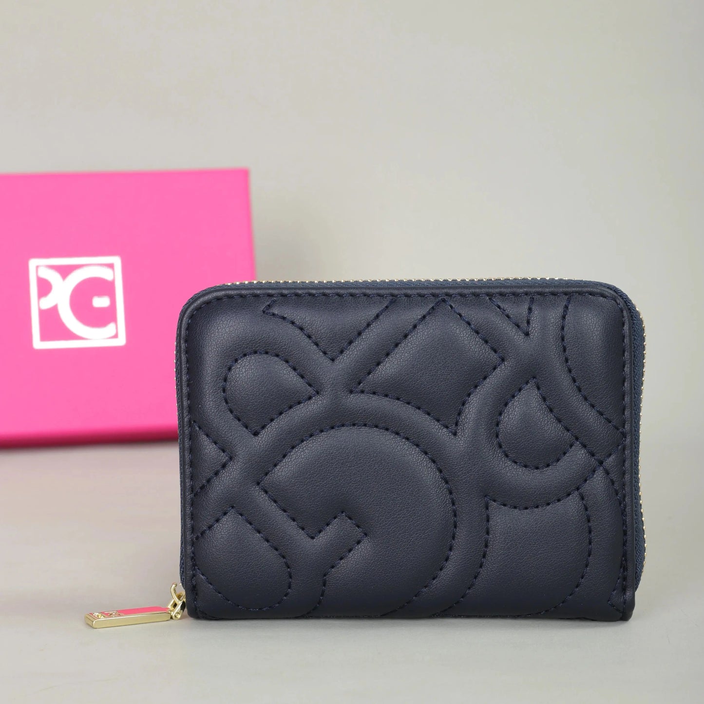 DRAVEN — Retro Leather Wallet Unisex 2025 Letter Print Design