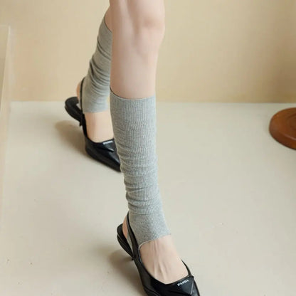 Solid Color Knee High Socks – Women’s Elegant Street Style – Elegant Men's Accessory | Accessorio Uomo Elegante