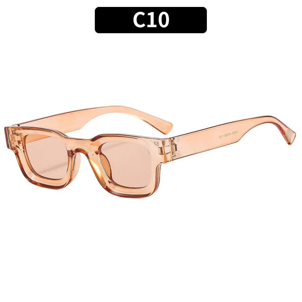 DRAVEN — Retro Rectangle Sunglasses –  Y2K Designer UV400 Eyewear