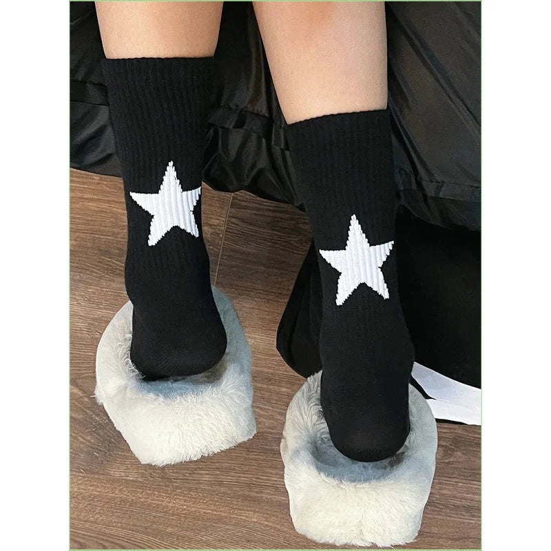 DRAVEN — Star Pattern Ankle Socks – Unisex Street Sport Style