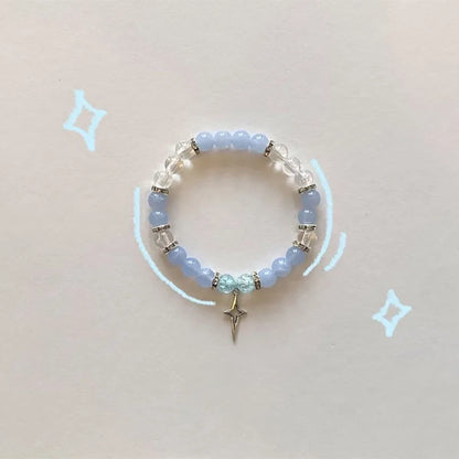 Y2K Bow Couple Bracelets – Elegant Men's Accessory | Accessorio Uomo Elegante