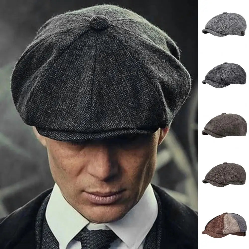 DRAVEN — Retro Newsboy Cap – Classic English Street Style