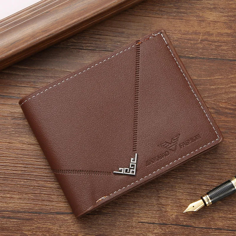 DRAVEN — Slim Leather Money Clip Wallet Men Bifold Card Holder