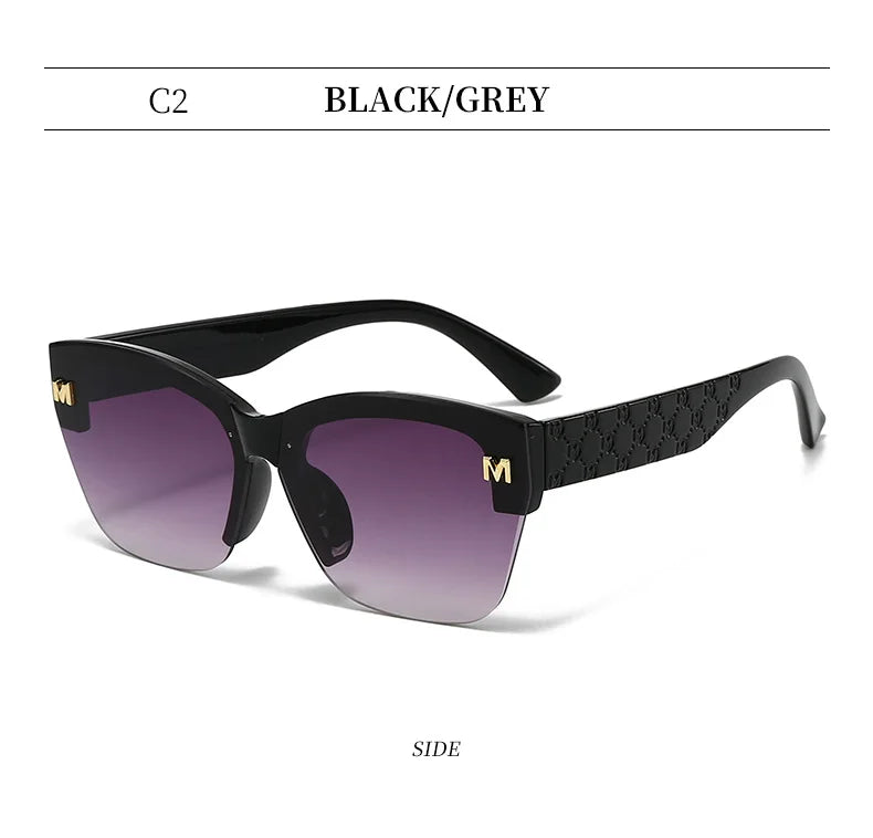 Slim Oval Sunglasses – Lightweight Anti-Glare Design Descrip – Elegant Men's Accessory | Accessorio Uomo Elegante