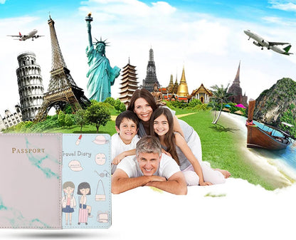 PU Leather Travel Wallet Men Passport Card Holder – Elegant Men's Accessory | Accessorio Uomo Elegante