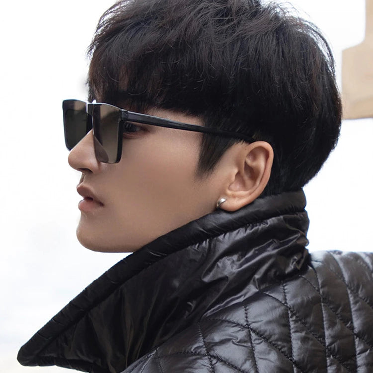 Fashion Square Sunglasses – Classic Vintage Design – Elegant Men's Accessory | Accessorio Uomo Elegante