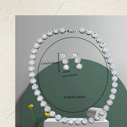 Classic Necklace & Earring Set – Elegant Fashion Accessories for Women