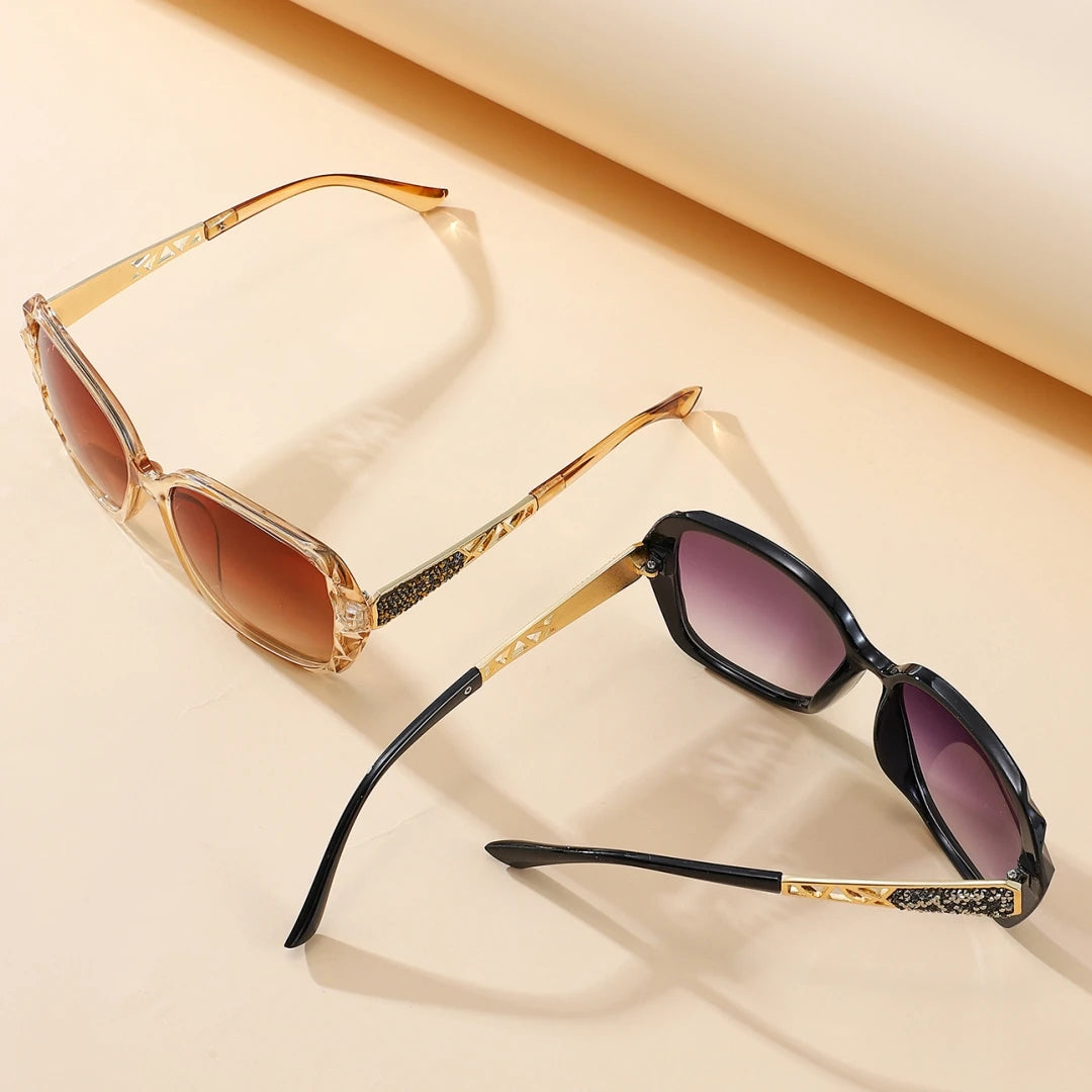 DRAVEN — Diamond-Embellished Sunglasses – Elegant Summer Design