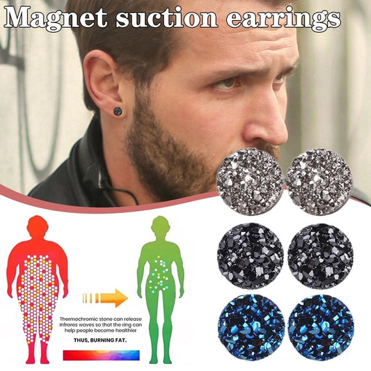 DRAVEN — Germanium Magnetic Acupressure Earrings — Rings collection | DRAVEN
