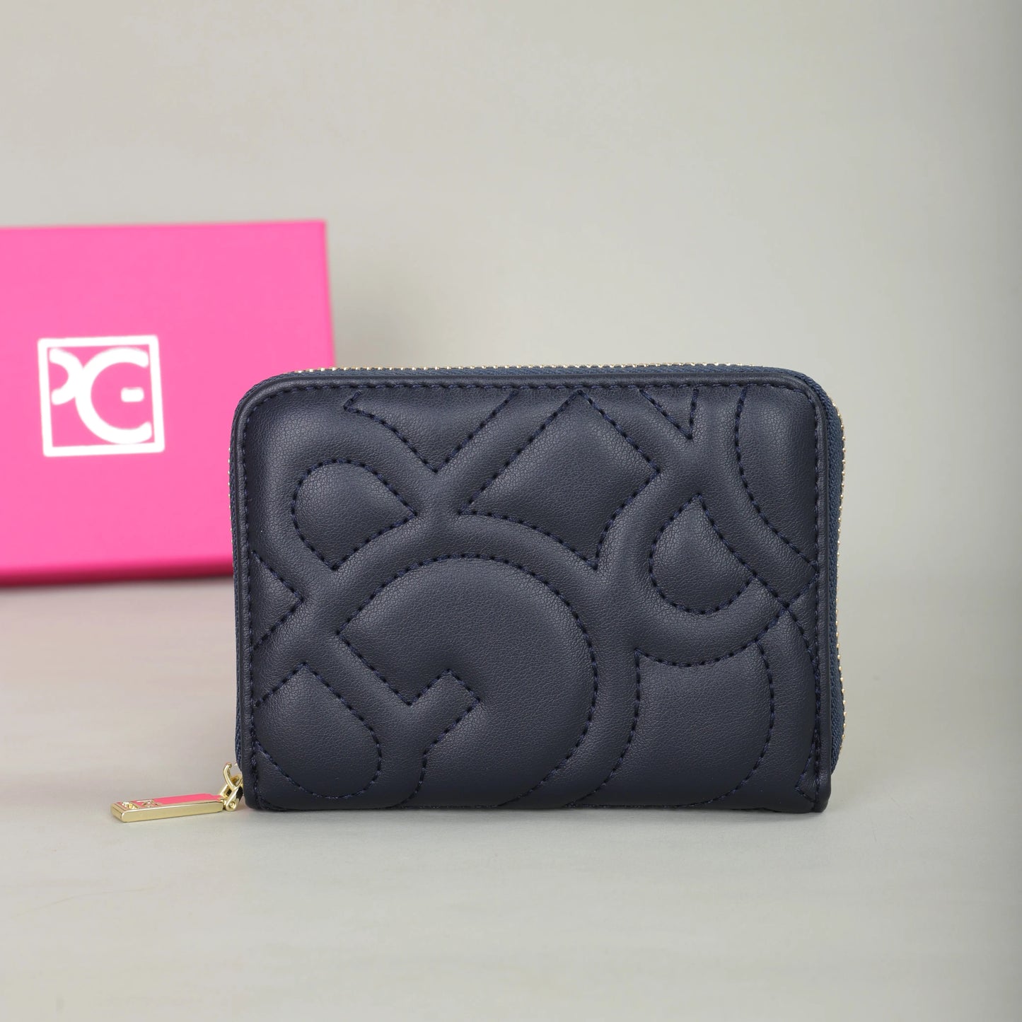 DRAVEN — Retro Leather Wallet Unisex 2025 Letter Print Design