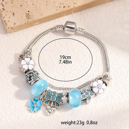 DIY Glass Inlaid Diamond Bracelet – Elegant Men's Accessory | Accessorio Uomo Elegante