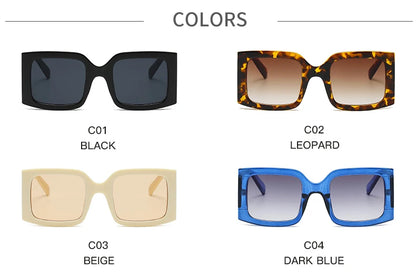 Large Square Sunglasses – Retro Gradient UV400 Eyewear – Elegant Men's Accessory | Accessorio Uomo Elegante