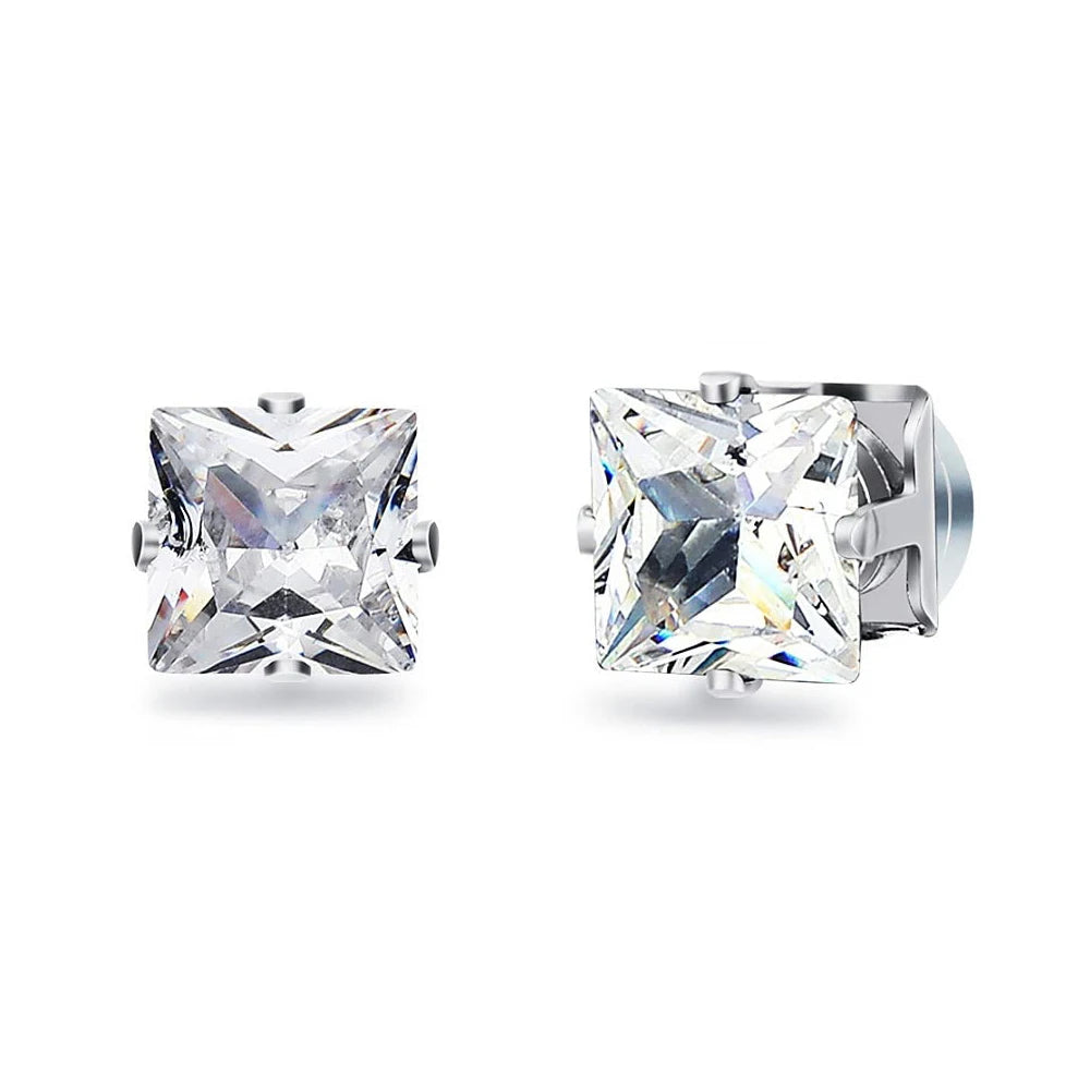 DRAVEN — Crystal Magnetic Zircon Ear Studs