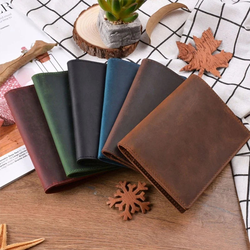 DRAVEN — Genuine Leather Passport Wallet Unisex Vintage Cowhide