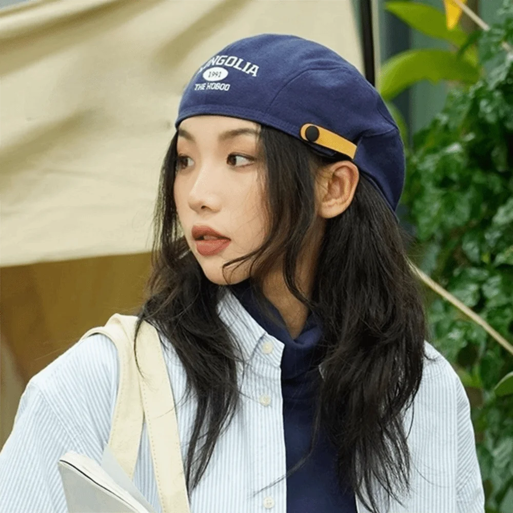 DRAVEN — Vintage Embroidered Beret – Classic Street Newsboy Cap