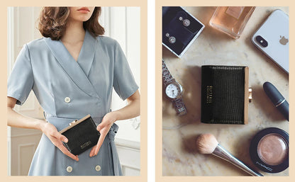 Elegant Luxury Wallet Women Classic Purse Design – Elegant Men's Accessory | Accessorio Uomo Elegante