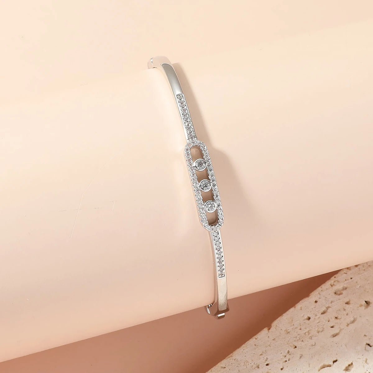 DRAVEN — 18K Gold Plated Zircon Bangle