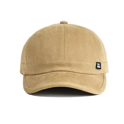 Vintage Short Brim Cap – Unisex Low Profile Style