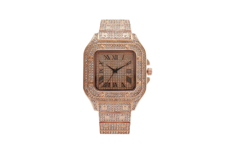 DRAVEN — Frozen Legacy – 2025 Unisex Crystal Diamond Watch