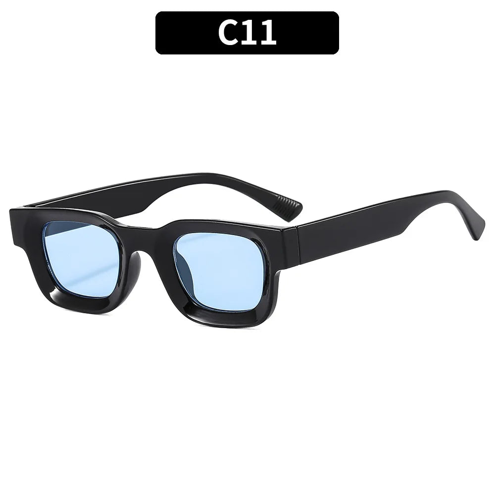 DRAVEN — Retro Rectangle Sunglasses –  Y2K Designer UV400 Eyewear