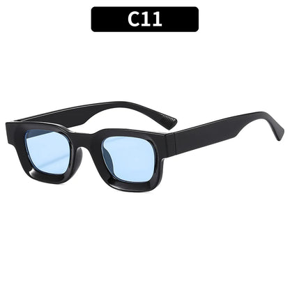 Retro Rectangle Sunglasses – Y2K Designer UV400 Eyewear – Elegant Men's Accessory | Accessorio Uomo Elegante