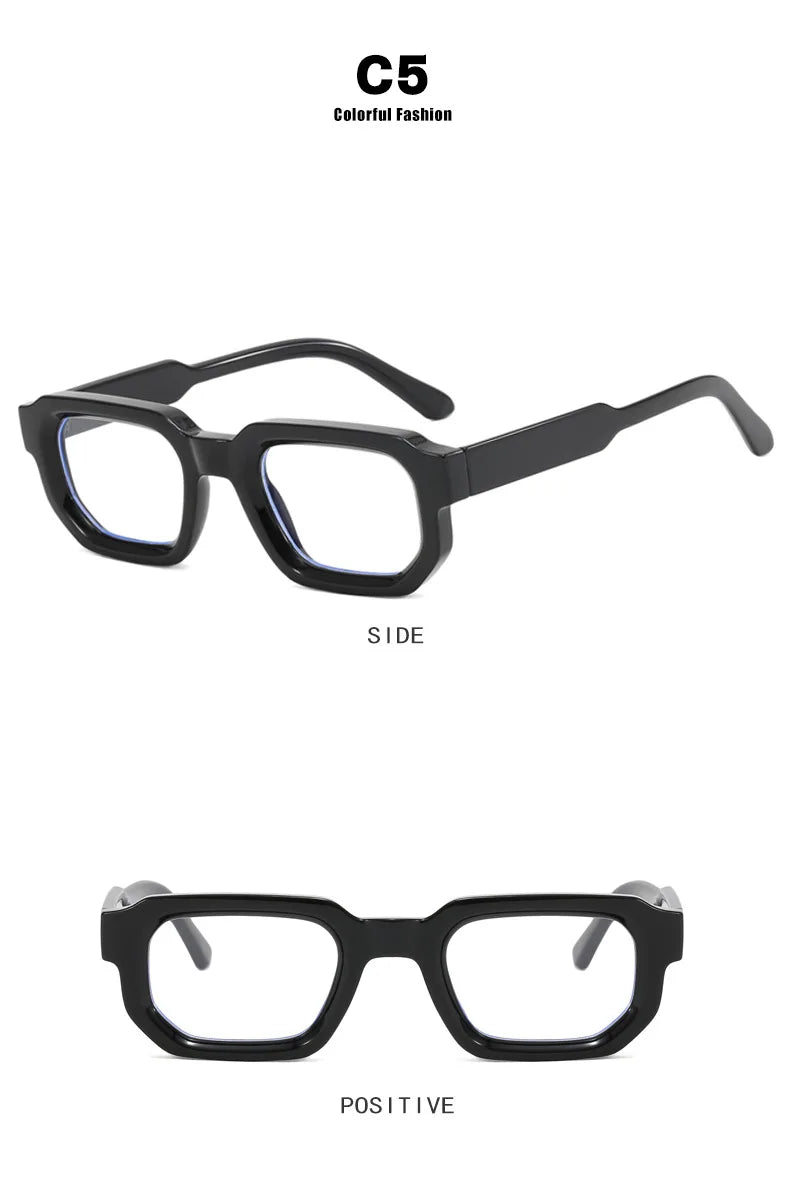 Vintage Rectangle Sunglasses – Retro Luxury Design – Elegant Men's Accessory | Accessorio Uomo Elegante