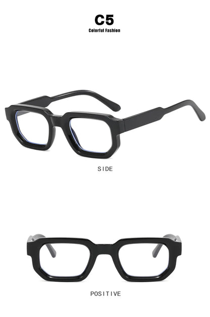 Vintage Rectangle Sunglasses – Retro Luxury Design – Elegant Men's Accessory | Accessorio Uomo Elegante