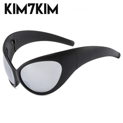 Retro Futuristic Sunglasses – Steampunk Y2K Style – Elegant Men's Accessory | Accessorio Uomo Elegante