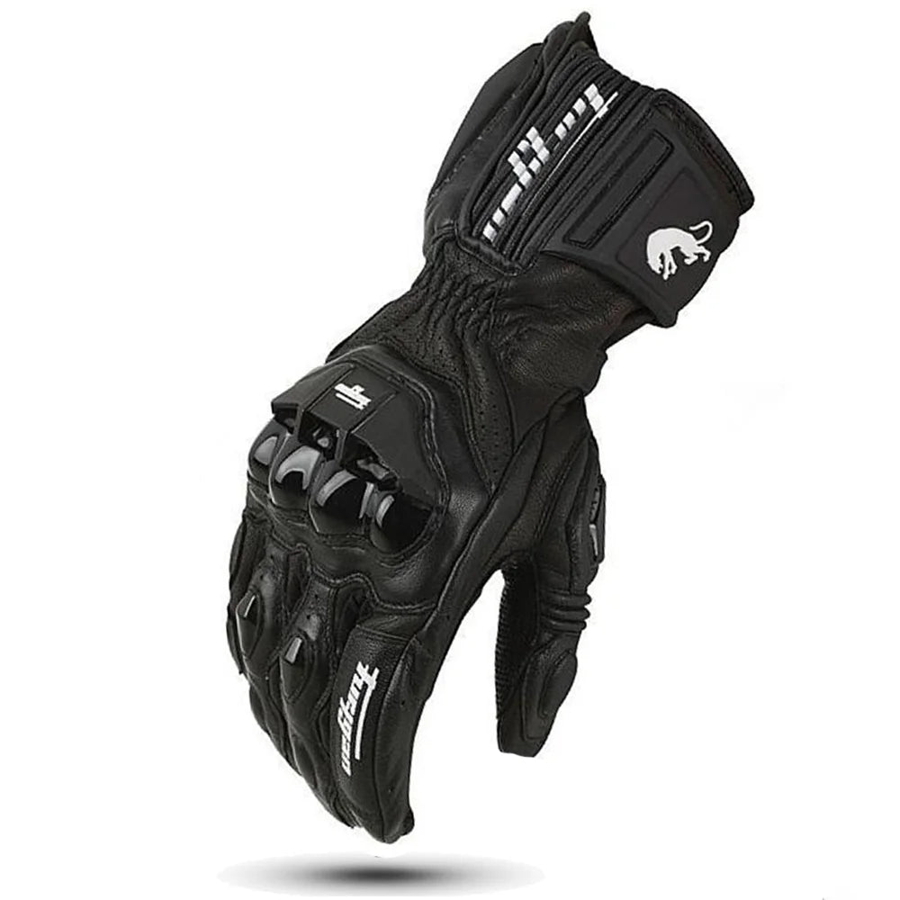 DRAVEN — Motorcycle Leather Gloves – Windproof Riding Style