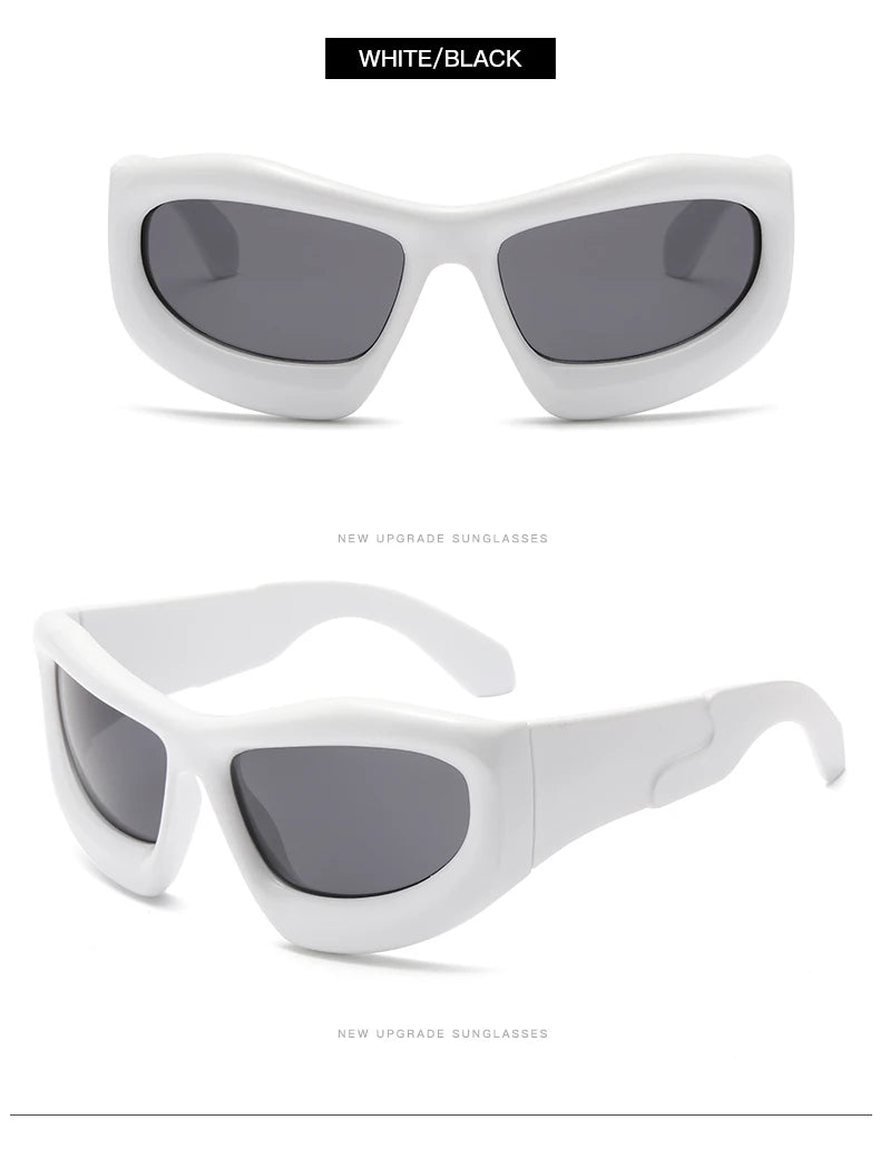 DRAVEN — Y2K Large Frame Sunglasses – Punk  Street Luxury Shades