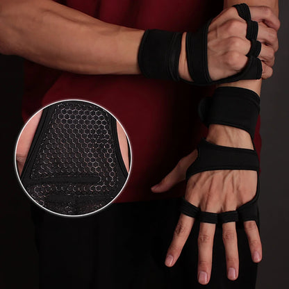 Weight Lifting Gloves – Full Palm Protection & Wrist Wraps