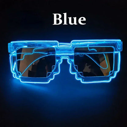 Glow-in-the-Dark LED Sunglasses – Mosaic Party Style
