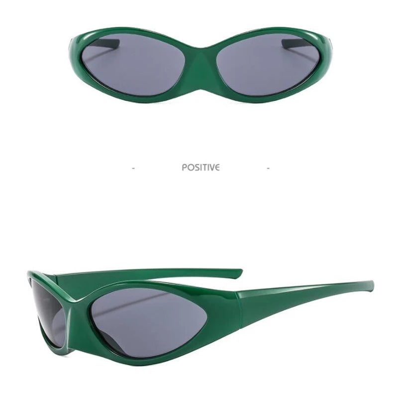 Burgundy Cat Eye Sunglasses – Reflective Punk Luxury Shades – Elegant Men's Accessory | Accessorio Uomo Elegante