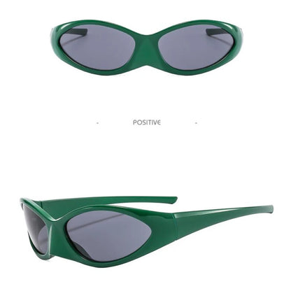 Burgundy Cat Eye Sunglasses – Reflective Punk Luxury Shades – Elegant Men's Accessory | Accessorio Uomo Elegante