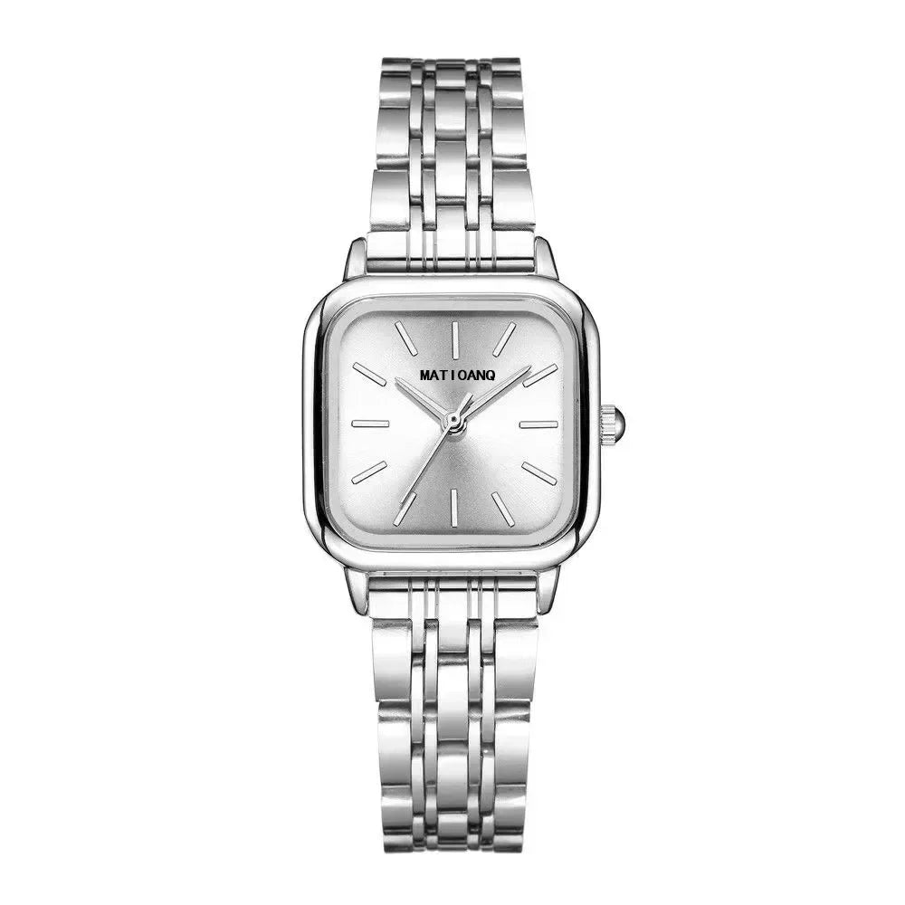 Refined Beauty – Women’s Luxury Steel Watch with Elegant Mesh Strap – Elegant Men's Accessory | Accessorio Uomo Elegante