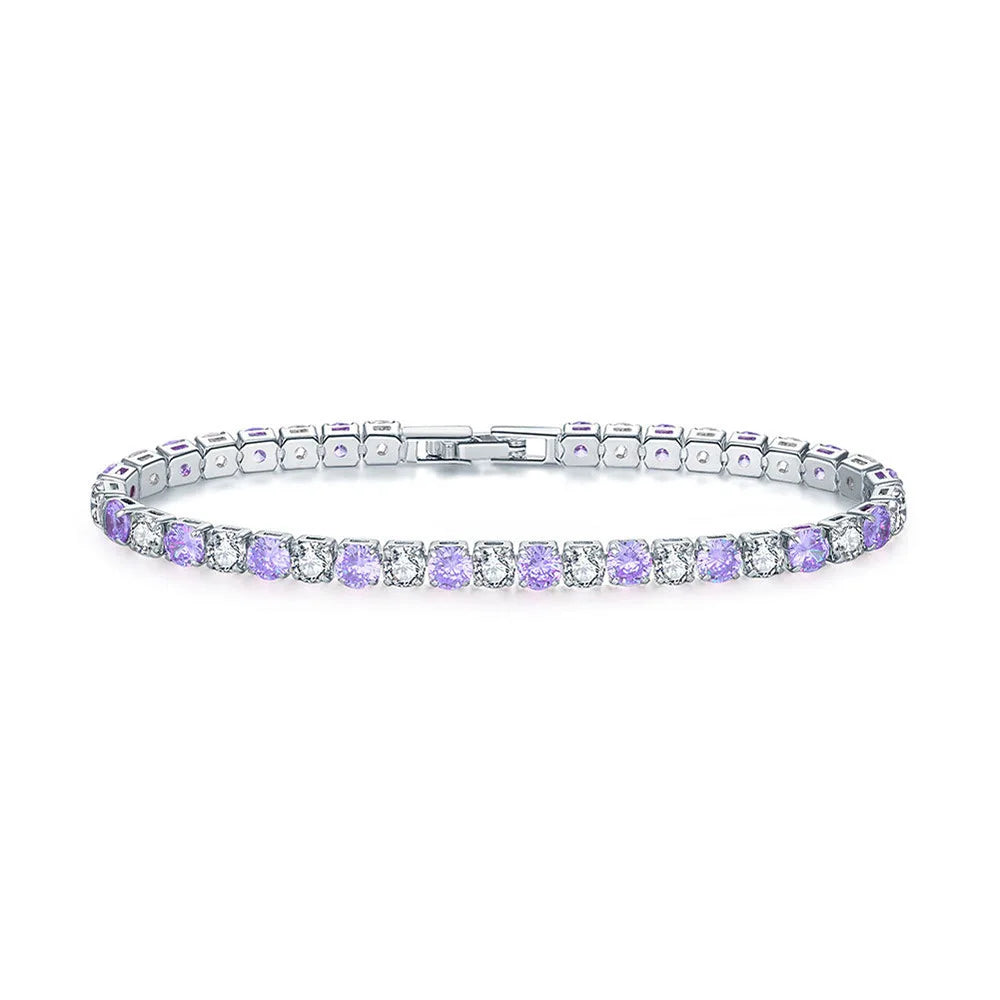 DRAVEN — 4MM Crystal Rhinestone Bracelet Set