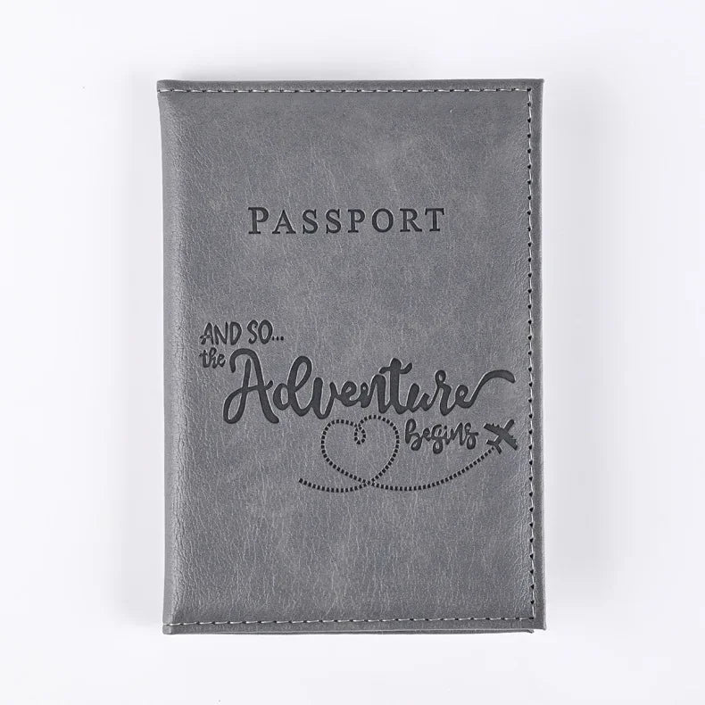 DRAVEN — PU Leather Passport Holder Travel Wallet Unisex Design